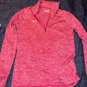 Under Armour Heathered Pink Performance Top